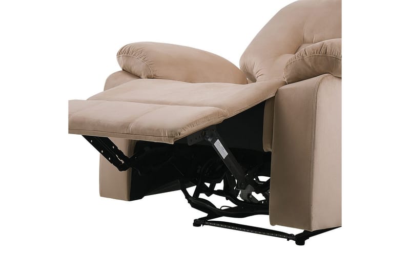 Elektrisk reclinerfåtölj Bergen Beige - Beige - Möbler - Fåtölj & stolar - Fåtölj - Liggfåtölj