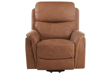 Elektrisk reclinerfåtölj Glorie Brun - Brun - Möbler - Fåtölj & stolar - Fåtölj - Massagestol & massagefåtölj