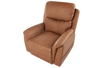 Elektrisk reclinerfåtölj Glorie Brun - Brun - Möbler - Fåtölj & stolar - Fåtölj - Massagestol & massagefåtölj