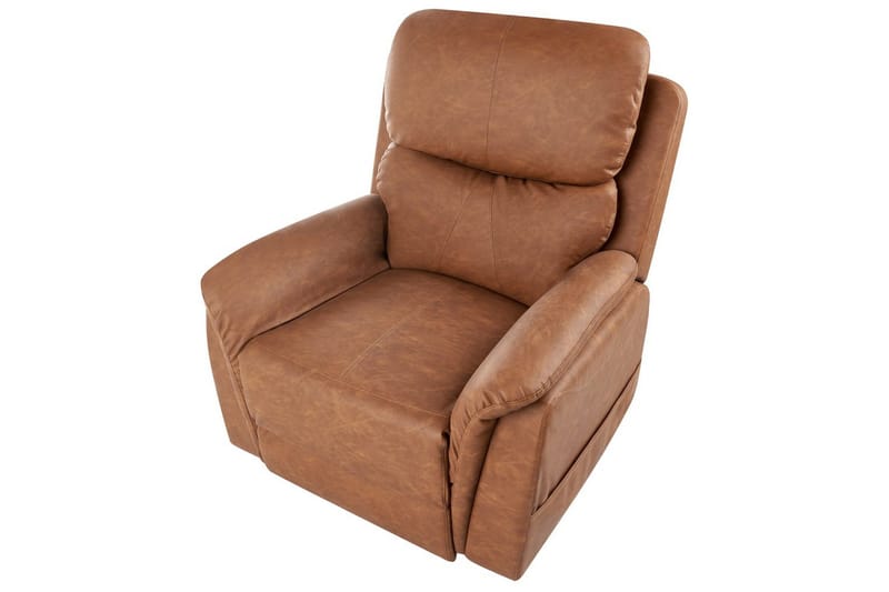Elektrisk reclinerfåtölj Glorie Brun - Brun - Möbler - Fåtölj & stolar - Fåtölj - Massagestol & massagefåtölj