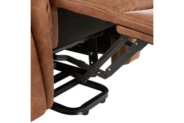 Elektrisk reclinerfåtölj Glorie Brun - Brun - Möbler - Fåtölj & stolar - Fåtölj - Massagestol & massagefåtölj