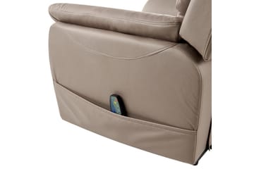 Elektrisk reclinerfåtölj Glorie Grå - Grå - Möbler - Fåtölj & stolar - Fåtölj - Massagestol & massagefåtölj