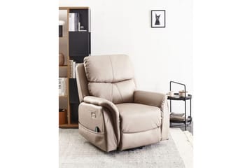 Elektrisk reclinerfåtölj Glorie Grå - Grå - Möbler - Fåtölj & stolar - Fåtölj - Massagestol & massagefåtölj