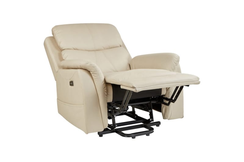 Elektrisk reclinerfåtölj Glorie Vit - Vit - Möbler - Fåtölj & stolar - Fåtölj - Massagestol & massagefåtölj