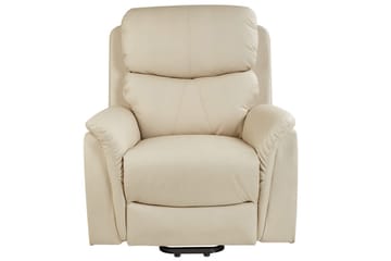 Elektrisk reclinerfåtölj Glorie Vit - Vit - Möbler - Fåtölj & stolar - Fåtölj - Massagestol & massagefåtölj