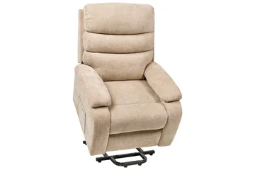 Elektrisk reclinerfåtölj Rise Beige - Beige - Möbler - Fåtölj & stolar - Fåtölj - Biofåtölj & reclinerfåtölj
