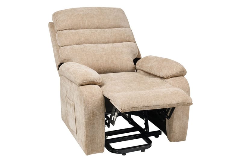Elektrisk reclinerfåtölj Rise Beige - Beige - Möbler - Fåtölj & stolar - Fåtölj - Liggfåtölj