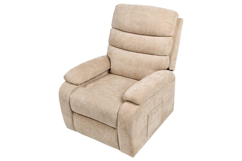 Elektrisk reclinerfåtölj Rise Beige - Beige - Möbler - Fåtölj & stolar - Fåtölj - Liggfåtölj