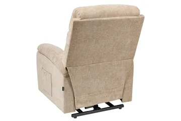 Elektrisk reclinerfåtölj Rise Beige - Beige - Möbler - Fåtölj & stolar - Fåtölj - Biofåtölj & reclinerfåtölj