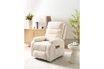 Elektrisk reclinerfåtölj Rise Ljusbeige - Ljusbeige - Möbler - Fåtölj & stolar - Fåtölj - Liggfåtölj