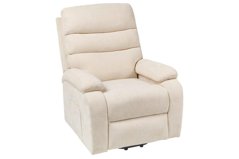 Elektrisk reclinerfåtölj Rise Ljusbeige - Ljusbeige - Möbler - Fåtölj & stolar - Fåtölj - Liggfåtölj