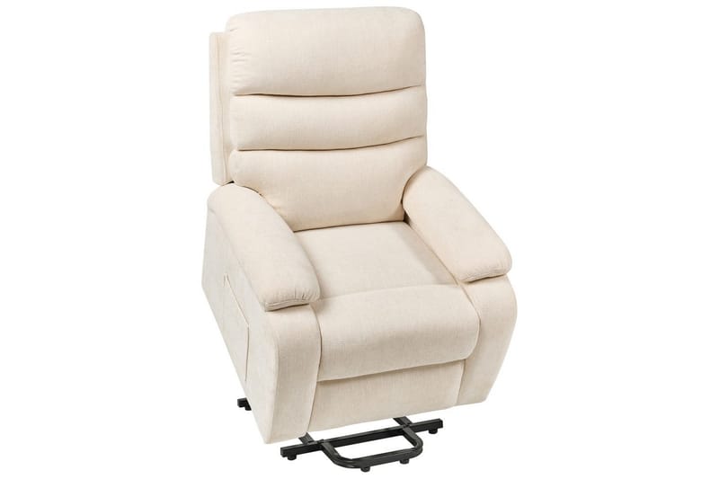 Elektrisk reclinerfåtölj Rise Ljusbeige - Ljusbeige - Möbler - Fåtölj & stolar - Fåtölj - Liggfåtölj