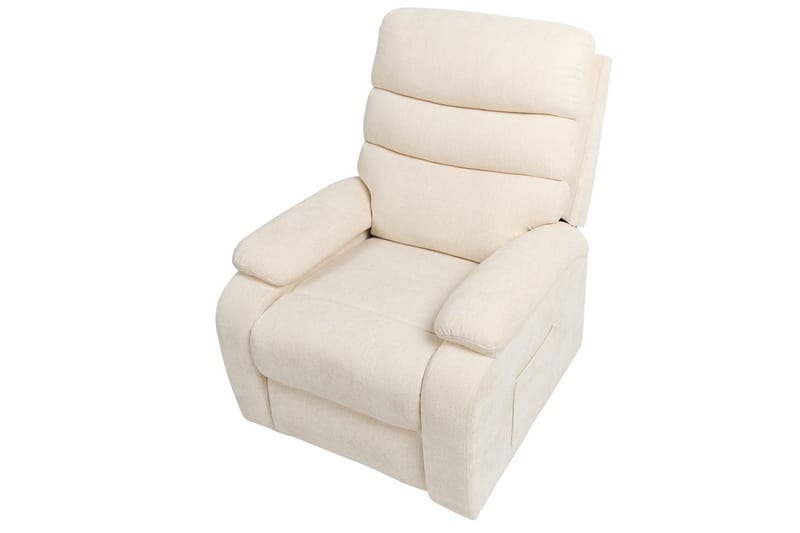 Elektrisk reclinerfåtölj Rise Ljusbeige - Ljusbeige - Möbler - Fåtölj & stolar - Fåtölj - Liggfåtölj