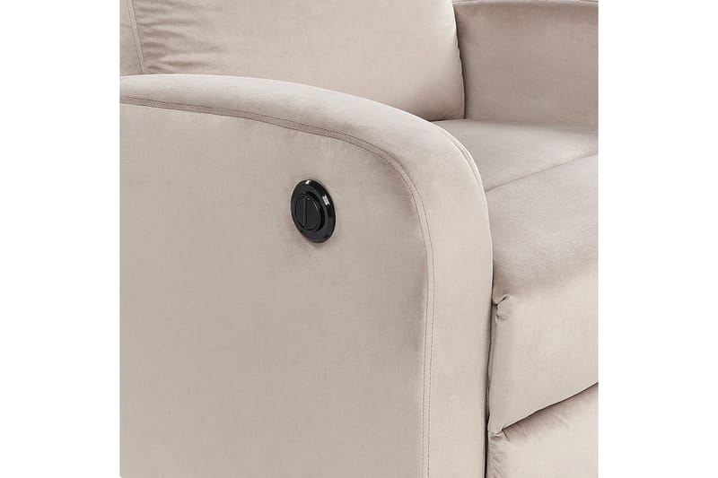 Elektrisk reclinerfåtölj Verdal Elektrisk Beige - Beige - Möbler - Fåtölj & stolar - Fåtölj - Liggfåtölj