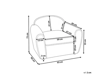 Fåtölj Ellede - Grön - Möbler - Fåtölj & stolar - Fåtölj