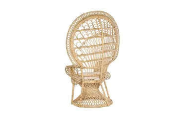 Emmanuelle Stol Påfågel - Rotting/Beige - Möbler - Fåtölj & stolar - Fåtölj