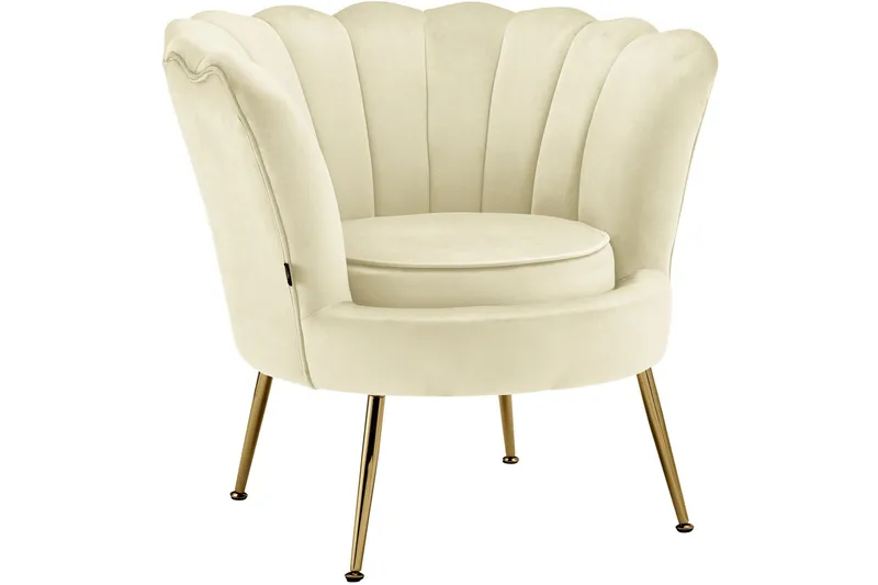 Fållinge Loungefåtölj, Krämvit