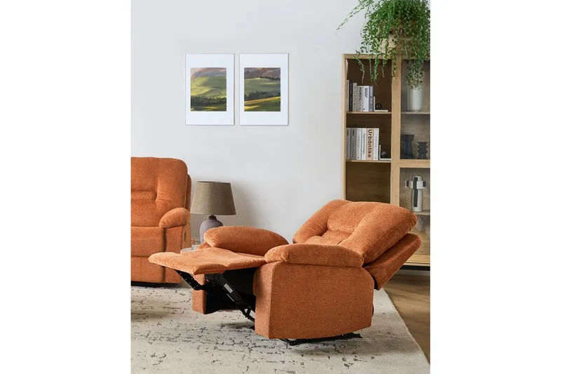 Fåtölj Alnor Orange - Orange - Möbler - Fåtölj & stolar - Fåtölj - Biofåtölj & reclinerfåtölj