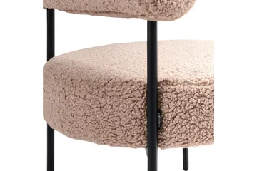 Fåtölj Alpha Beige/svart - Beige/svart - Möbler - Fåtölj & stolar - Fåtölj - Fåtölj utan armstöd