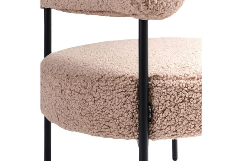 Fåtölj Alpha Beige/svart - Beige/svart - Möbler - Fåtölj & stolar - Fåtölj - Fåtölj utan armstöd