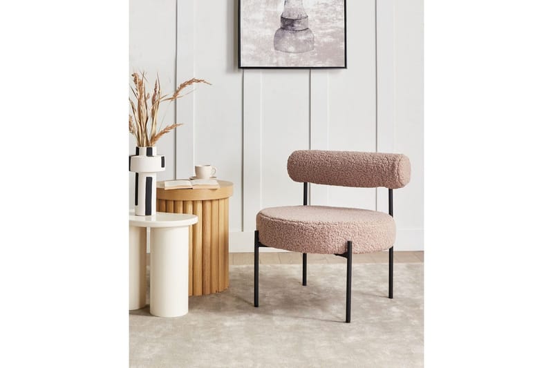 Fåtölj Alpha Beige/svart - Beige/svart - Möbler - Fåtölj & stolar - Fåtölj - Fåtölj utan armstöd