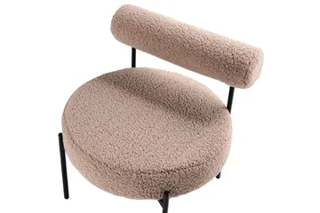 Fåtölj Alpha Beige/svart - Beige/svart - Möbler - Fåtölj & stolar - Fåtölj - Fåtölj utan armstöd