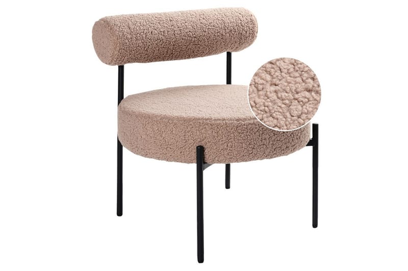 Fåtölj Alpha Beige/svart - Beige/svart - Möbler - Fåtölj & stolar - Fåtölj - Fåtölj utan armstöd