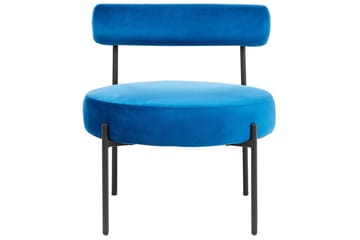 Fåtölj Alpha - Blå, Svart - Möbler - Fåtölj & stolar - Fåtölj - Fåtölj utan armstöd