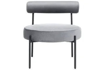 Fåtölj Alpha - Grå, svart - Möbler - Fåtölj & stolar - Fåtölj - Fåtölj utan armstöd