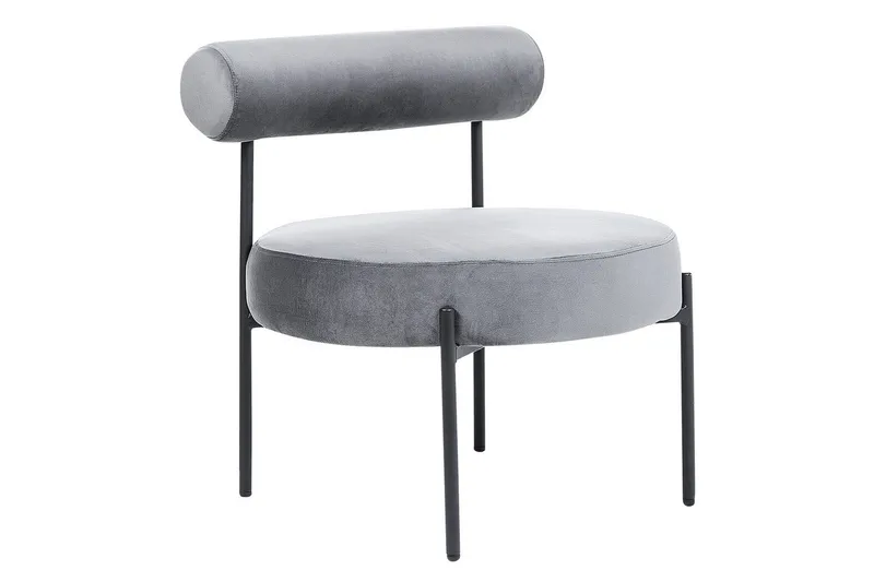 Fåtölj Alpha, Grå, svart