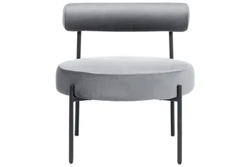 Fåtölj Alpha - Grå, svart - Möbler - Fåtölj & stolar - Fåtölj - Fåtölj utan armstöd