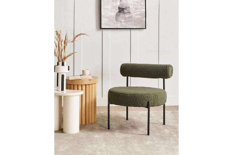 Fåtölj Alpha Grön/Svart - Grön/Svart - Möbler - Fåtölj & stolar - Fåtölj - Fåtölj utan armstöd