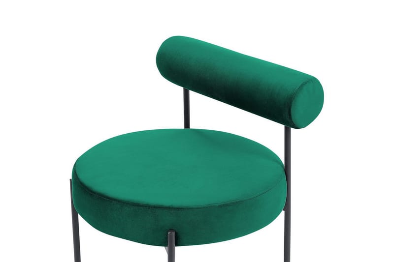 Fåtölj Alpha - Smaragdgrön, Svart - Möbler - Fåtölj & stolar - Fåtölj - Fåtölj utan armstöd