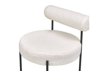 Fåtölj Alpha - Vit, Svart - Möbler - Fåtölj & stolar - Fåtölj - Fåtölj utan armstöd