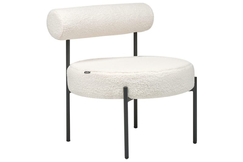 Fåtölj Alpha - Vit, Svart - Möbler - Fåtölj & stolar - Fåtölj - Fåtölj utan armstöd