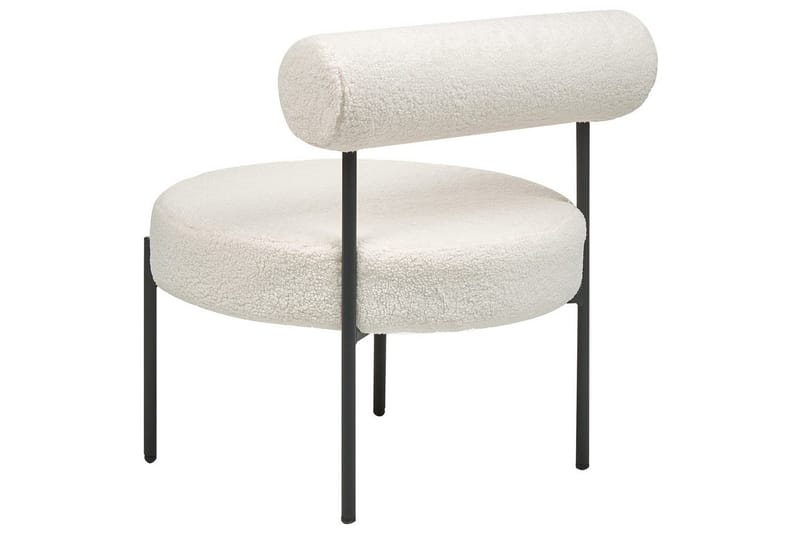 Fåtölj Alpha - Vit, Svart - Möbler - Fåtölj & stolar - Fåtölj - Fåtölj utan armstöd