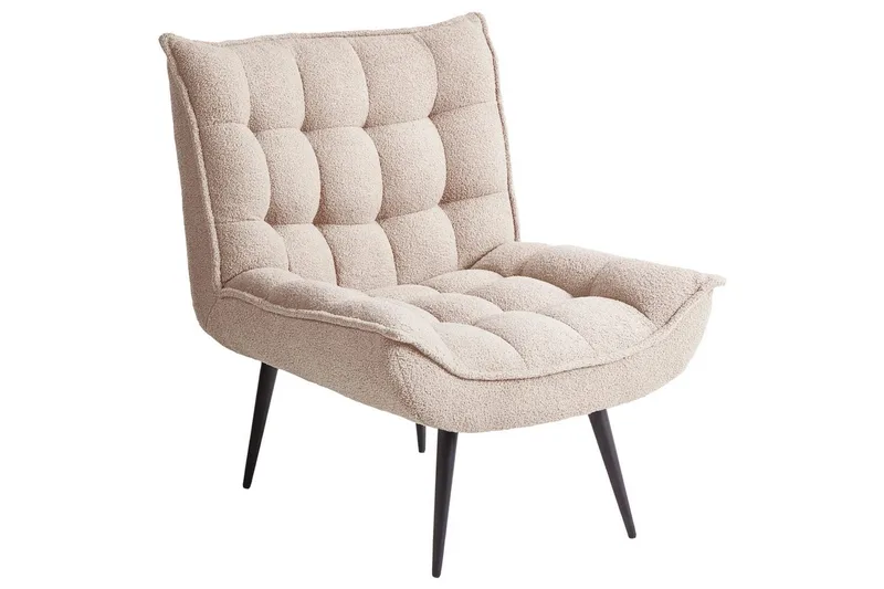 Fåtölj Alvesta Beige/svart - Beige/svart - Möbler - Fåtölj & stolar - Fåtölj - Fåtölj utan armstöd