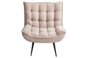 Fåtölj Alvesta Beige/svart - Beige/svart - Möbler - Fåtölj & stolar - Fåtölj - Fåtölj utan armstöd
