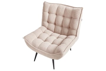 Fåtölj Alvesta Beige/svart - Beige/svart - Möbler - Fåtölj & stolar - Fåtölj - Fåtölj utan armstöd