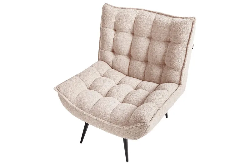 Fåtölj Alvesta Beige/svart - Beige/svart - Möbler - Fåtölj & stolar - Fåtölj - Fåtölj utan armstöd