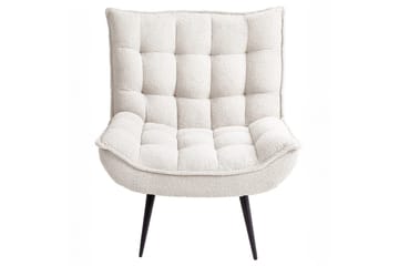 Fåtölj Alvesta Vit/Svart - Vit/Svart - Möbler - Fåtölj & stolar - Fåtölj - Fåtölj utan armstöd