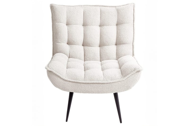 Fåtölj Alvesta Vit/Svart - Vit/Svart - Möbler - Fåtölj & stolar - Fåtölj - Fåtölj utan armstöd