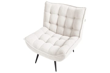 Fåtölj Alvesta Vit/Svart - Vit/Svart - Möbler - Fåtölj & stolar - Fåtölj - Fåtölj utan armstöd