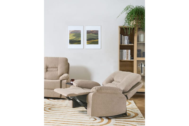 Fåtölj Bergen Beige - Beige - Möbler - Fåtölj & stolar - Fåtölj - Liggfåtölj