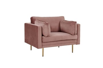 Fåtölj Boom Sammet - Rosa - Möbler - Fåtölj & stolar - Fåtölj - Clubfåtölj