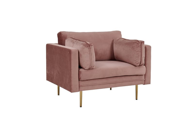 Fåtölj Boom Sammet - Rosa - Möbler - Fåtölj & stolar - Fåtölj - Clubfåtölj