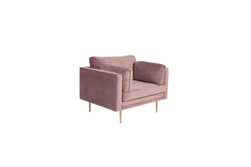 Fåtölj Boom Sammet - Rosa - Möbler - Fåtölj & stolar - Fåtölj - Clubfåtölj