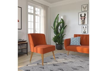 Fåtölj Brittany Linneorange - Novogratz - Möbler - Fåtölj & stolar - Fåtölj