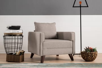 Fåtölj Burundi - Beige - Möbler - Fåtölj & stolar - Fåtölj