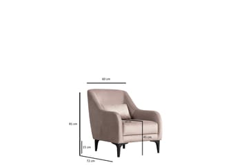 Fåtölj Cabni - Beige - Möbler - Fåtölj & stolar - Fåtölj